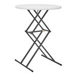 32" Round Folding Bar Table for Indoor/Outdoor Use