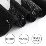 MUBIN Black and White Buffalo Plaid Outdoor Rug