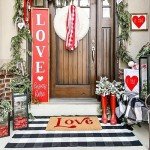 Buffalo Plaid Hand-Woven Outdoor Rug 35.4'' x 59