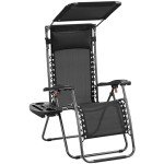 Yaheetech Adjustable Zero Gravity Lounge Chair