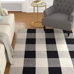 Buffalo Plaid Hand-Woven Outdoor Rug 35.4'' x 59
