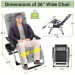 Upgraded Zero Gravity Lounge Chair with Cup Holder