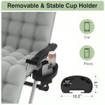 Upgraded Zero Gravity Lounge Chair with Cup Holder