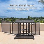 Beige Outdoor Reclining Chairs with Footrest & Table