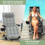 Upgraded Zero Gravity Lounge Chair with Cup Holder