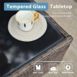 4-Piece All-Weather Wicker Patio Furniture Set