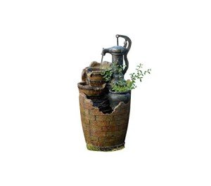 Jeco Glenville Brown and Black Water Fountain
