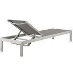 Modway Shore Aluminum Outdoor Chaise Lounge Chair