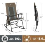 Timber Ridge Portable Padded Rocking Chair