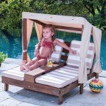 KidKraft Outdoor Double Chaise Lounge for Kids