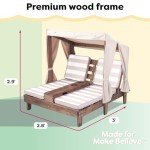 KidKraft Outdoor Double Chaise Lounge for Kids