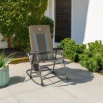Timber Ridge Portable Padded Rocking Chair