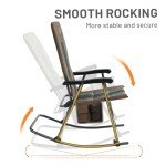 Timber Ridge Portable Padded Rocking Chair