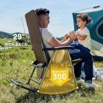 Timber Ridge Portable Padded Rocking Chair