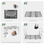 RedSwing Portable Folding Grill Table for Outdoors