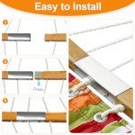 Red Stripe Quilted Double Hammock with Pillow