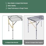 RedSwing Portable Folding Grill Table for Outdoors