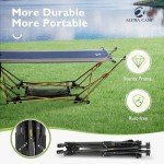 Alpha Camp Portable Outdoor Hammock with Stand