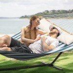 SUNCREAT Quick Dry Double Hammock with Stand