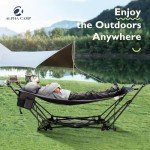 Alpha Camp Portable Outdoor Hammock with Stand