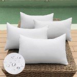 Waterproof Outdoor Pillow Inserts - Pack of 4