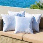 Water-Resistant Memory Foam Pillow Inserts - Pack of 4
