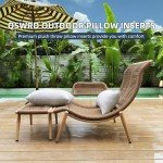 Waterproof Outdoor Pillow Inserts - Pack of 4