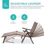 Adjustable Outdoor Chaise Lounge Chairs – Set of 2