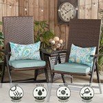 Paisley Outdoor Rectangle Throw Pillow Set of 2