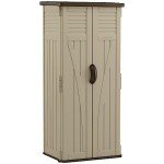 Suncast 22 Cubic Feet Vertical Outdoor Storage Shed