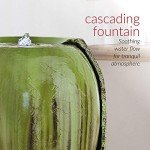 Alpine Outdoor Antique Jar Water Fountain with LED