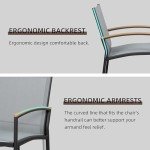 Shintenchi 3-Piece Outdoor Bistro Furniture Set