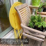 Wrought Iron 3-Piece Folding Bistro Set