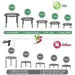 5-Pack Heavy Duty Metal Plant Stands - Black