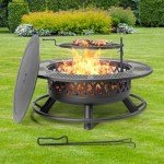 Panovue 42" Outdoor Fire Pit with Grill