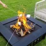 EcoNook 32" Square Outdoor Fire Pit Table