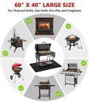 Under Grill Mat – 60 x 40 Inch Protector