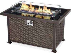 U-MAX 44" Propane Gas Fire Pit Table
