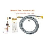 48" Modern Patio Fire Table with Gas Kit