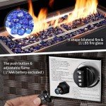 U-MAX 44" Propane Gas Fire Pit Table