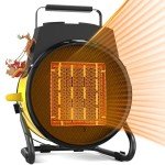 1500W Portable Electric Outdoor Heater - Yellow