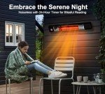 1500W Infrared Wall-Mounted Outdoor Heater