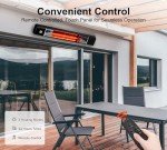1500W Infrared Wall-Mounted Outdoor Heater