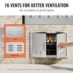 VEVOR 30" Stainless Steel BBQ Access Doors