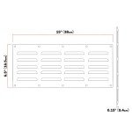 Stanbroil Stainless Steel Grill Accessory Vent Panel