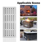 Stanbroil Stainless Steel Grill Accessory Vent Panel
