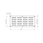 Stainless Steel Venting Panel for Outdoor Grills
