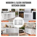 36" W x 21" H Stainless Steel BBQ Access Door