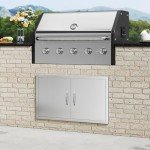 36" W x 21" H Stainless Steel BBQ Access Door
