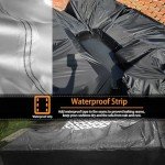 Water-Resistant Patio Furniture Set Cover, 110"x83